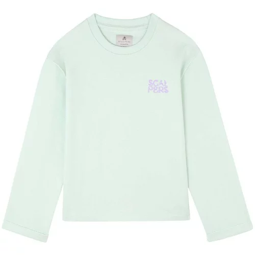 Scalpers Sweater majica 'Plans' menta / orhideja bijela