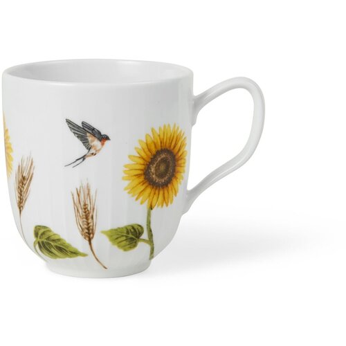 Kähler Design Bela porcelanasta skodelica z velikonočnim motivom 330 ml Hammershøi Summer – Cene