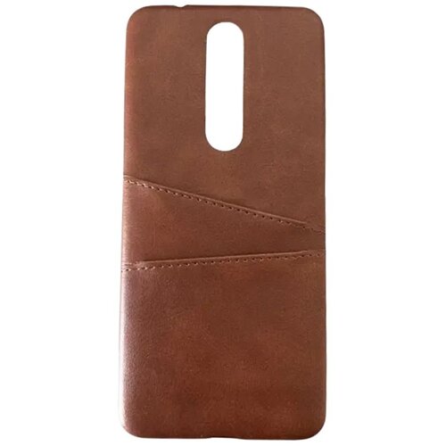 NIKCORP Preklopna torbica za Nokia 2.4 z mestom za kartice, usnjen za&scaron;čitni etui s funkcijo denarnice, rjava barva, PU usnje, (5000139195) Cene