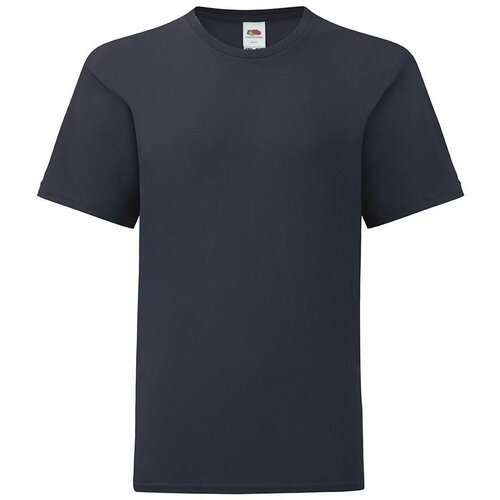 Fruit Of The Loom Navy blue children's t-shirt in combed cotton Slike