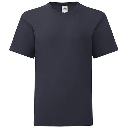 Fruit Of The Loom Navy blue children's t-shirt in combed cotton Slike