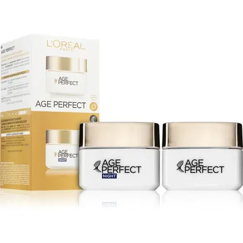 L´Oréal Paris Age Perfect set za njegu lica protiv bora 2x50 ml