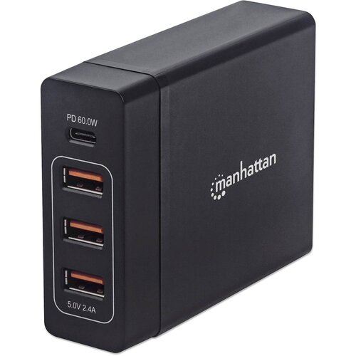 Docking MANHATTAN 4/1 3 USB A 1 USB C PORT 72W Slike