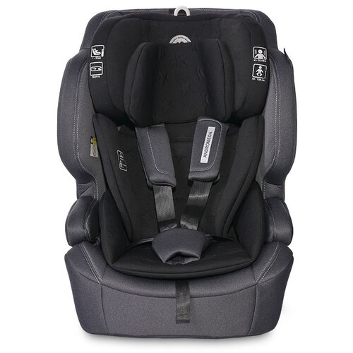 Lorelli ANDROMEDA i-Size IsoFix autosjedalica 76-150 cm, Black Stars Slike
