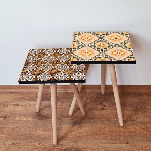 Hanah home set klub stočića 2Shp467, 2 komada, Šareni Cene
