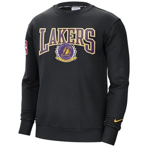 Nike Puloverji Los Angeles Lakers Fleece Courtsite 75 Črna Cene