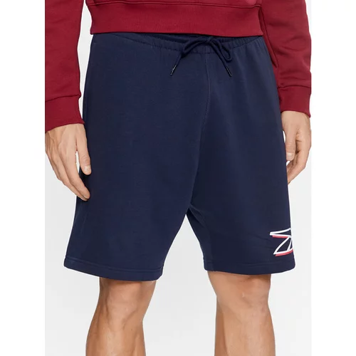 Reebok Športne kratke hlače Identity IN1680 Mornarsko modra Regular Fit