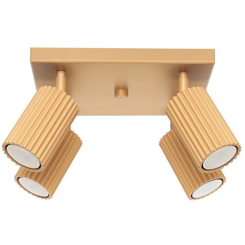 Nice Lamps Stropna svjetiljka u zlatnoj boji 25x25 cm Gleam – Cijene