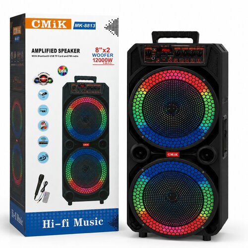 Meixi Bluetooth zvučnik za karaoke sa daljinskim i mikrofonom/ MK-8813 Slike