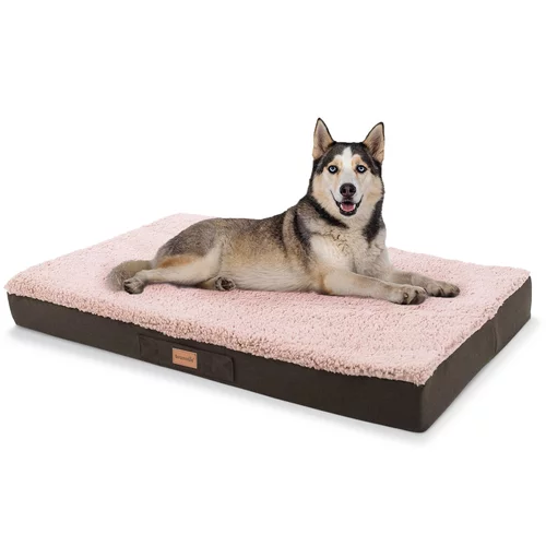 brunolie Balu, podloga za psa, jastuk za psa, perivi, ortopedski, protuklizni, prozračna memorijska pjena, veličina L (100 × 10 × 65 cm)