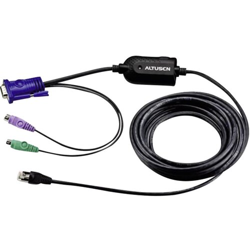 Aten KVM adapter [2x PS/2-vtič\, VGA-vtič - 1x RJ45-vtičnica] 4.50 m črn (20429994) Cene