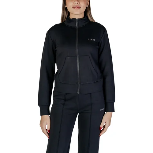 Guess Puloverji GELSEY FULL ZIP V5RQ17 KCOB2 Črna