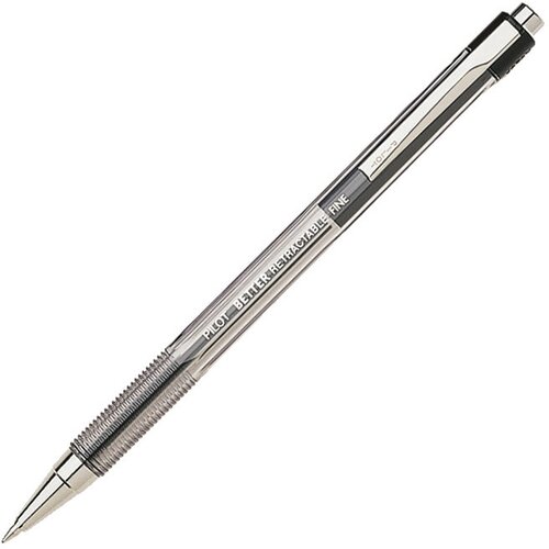 Olovka kemijska better retractable pilot bp-145-f-b crna Cene