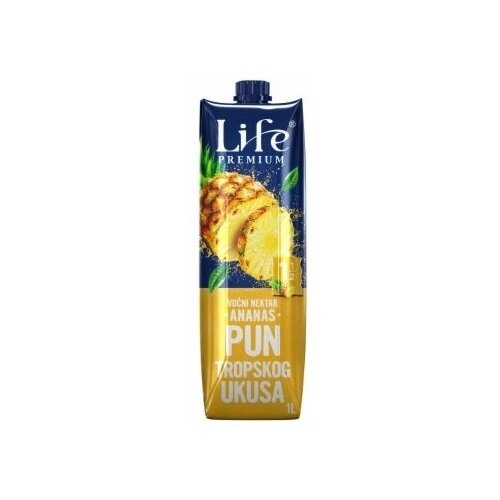 Nectar voćni sok life premium ananas 1l Slike