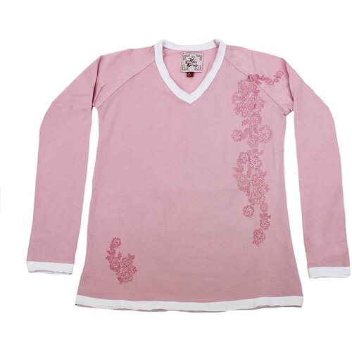 Miss Girly Majice s kratkimi rokavi T-shirt fille FASSOL Rožnata Cene