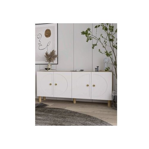 Hanah home komoda inci KB150 bohem sapphire oak white Slike