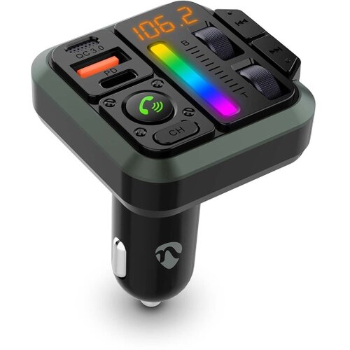 Nedis CATR2024BK - fm predajnik za automobil sa handsfree funkcijom Slike