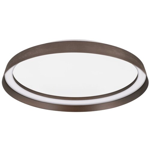 Nova Luce Rjava aluminijasta LED zatemnitvena stropna svetilka Ormi &ndash; Cene
