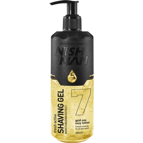 Nishman Gold One 07 gel za britje za moške 400 ml Cene