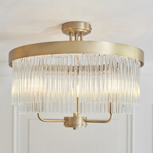 Endon 119109 - plafonski luster clermont 3xE14/6W/230V mesing Slike