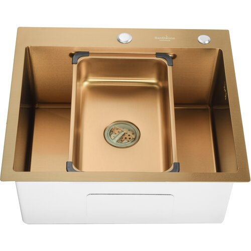 Sandonna handmade hd 5550R 550X500/230 mm zlatna mat Cene