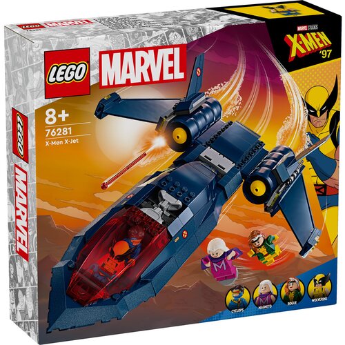 Lego 76281 X-Men X-Jet Cene