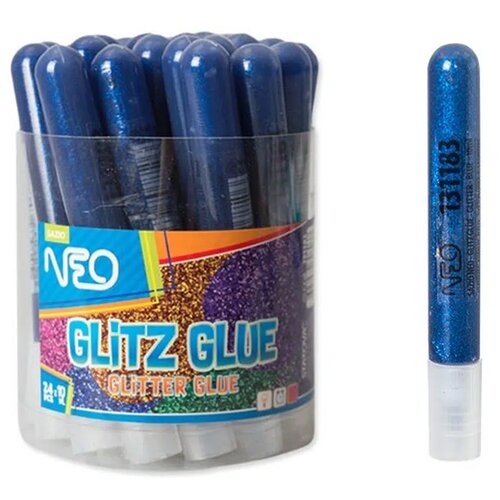 Glitz glue, lepak sa šljokicama, plava, 10ml ( 131183 ) Slike