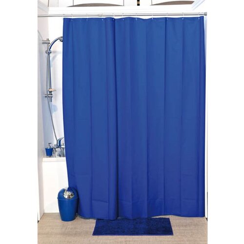 Tendance ZAVESA ZA KUPATILO 180X200CM NAVY PLAVA 1101118 Cene