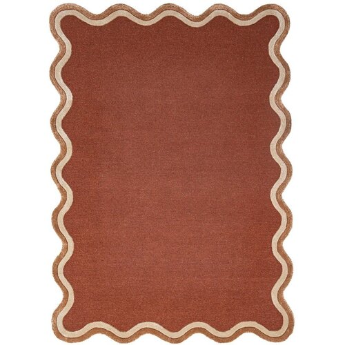 Flair Rugs Ručno rađen tepih od mje&scaron;avine vune boje terakote 120x170 cm Rivo Wool &ndash; Cijene