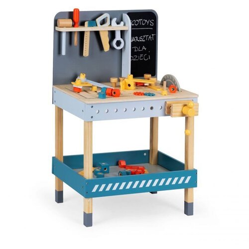 ECO TOYS Stol za igru Mali Majstor od 47 elementa Slike