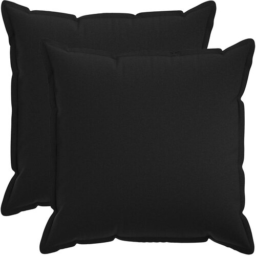  Presvlaka za jastuk 2 pcs HOUTEN Crna 80 x 80 cm Umjetni lan Cene