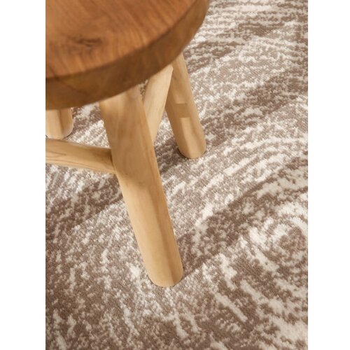 Hanse Home Bež/kremno bela okrogla preproga &amp;oslash; 120 cm Gloria Cavallo &amp;ndash; Slike