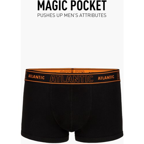 Atlantic Man Boxers Magic Pocket - black Slike