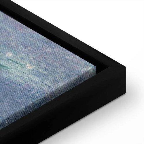  Slika - Claude Monet &amp;ndash; Water Lilies (Water Lilies) III 100x40 U crnom drvenom okviru Slike
