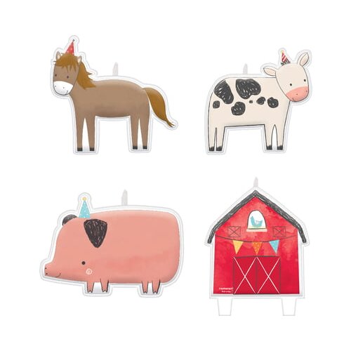 Amscan Figurice sveče "Barnyard" 4 kosi Cene