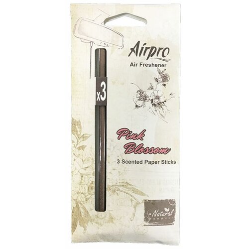 Airpro Mirisni osveživač papirni štapić 3 kom set pink blossom Slike