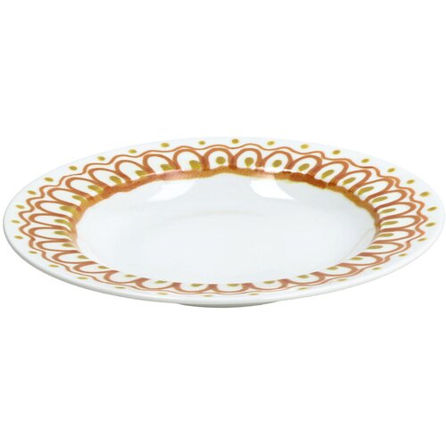 Tognana set dubokih tanjira manhattan, 22 cm, 6 komada, bež-beli Slike