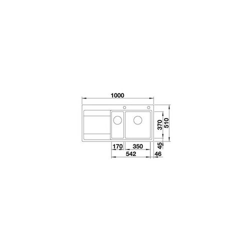 Blanco sudoper DIVON II 6 S-IF InFino INOX 18/10, BAZEN LIJEVO, s dalj. upr. Cijene