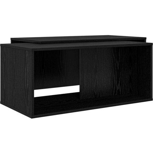 vidaXL Set kavno mizico 2 pcs Črna Orehovina Konstruiran les, (5000120286) Cene