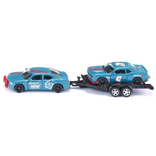 Siku Dodge Charger + Dodge Challenger SRT Racing set malih automobila, dvodijelni set 1/55 Cene