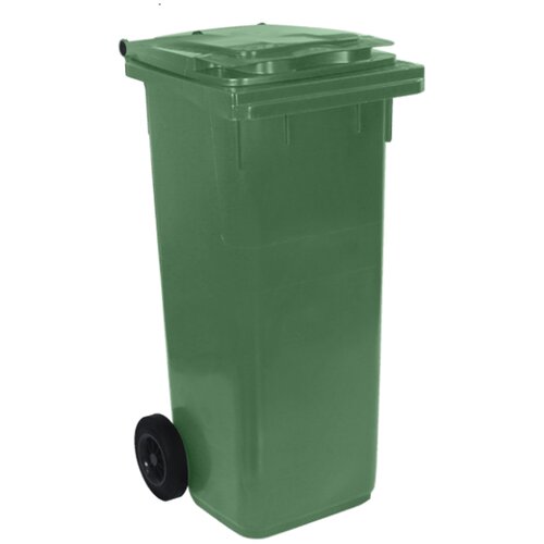 dvorišna kanta za smeće 140l Standard Zelena PL RAL 6011 Slike