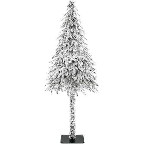  Božićno drvce s 150 LED svjetlima Bijelo 150 cm PE i čelik Slike