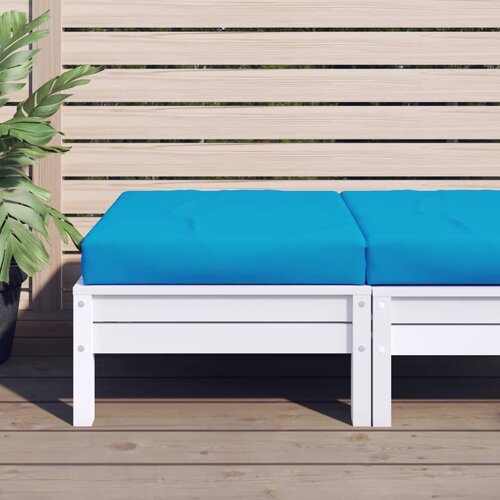VidaXL Blazina za palete svetlo modra 60x60x8 cm oxford tkanina Slike