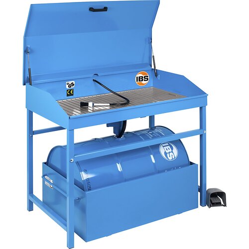 IBS Scherer Profesionalna naprava za čiščenje delov s pokrovom, za 200-l sod, VxŠxG 870 x 1135 x 660 mm Cene