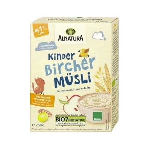 BIO Bircher muesli za otroke Cene
