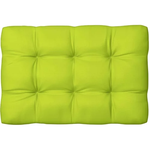  Blazina za kavč iz palet svetlo zelena 120x80x10 cm