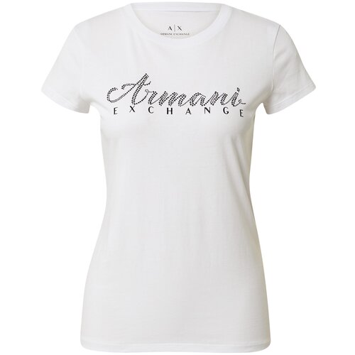 Armani Exchange Majica črna / bela Slike