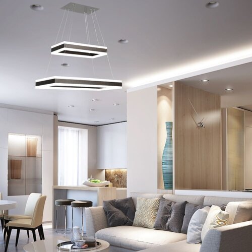  LED prigu&amp;scaron;iva luster na sajli LED/113W/230V 3000K braon Slike