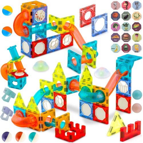 Ricokids RK-763 Light-Up Magnetic Building Blocks Set, (21740610) Slike