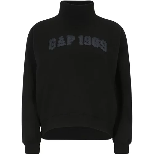 Gap Petite Sweater majica antracit siva / crna